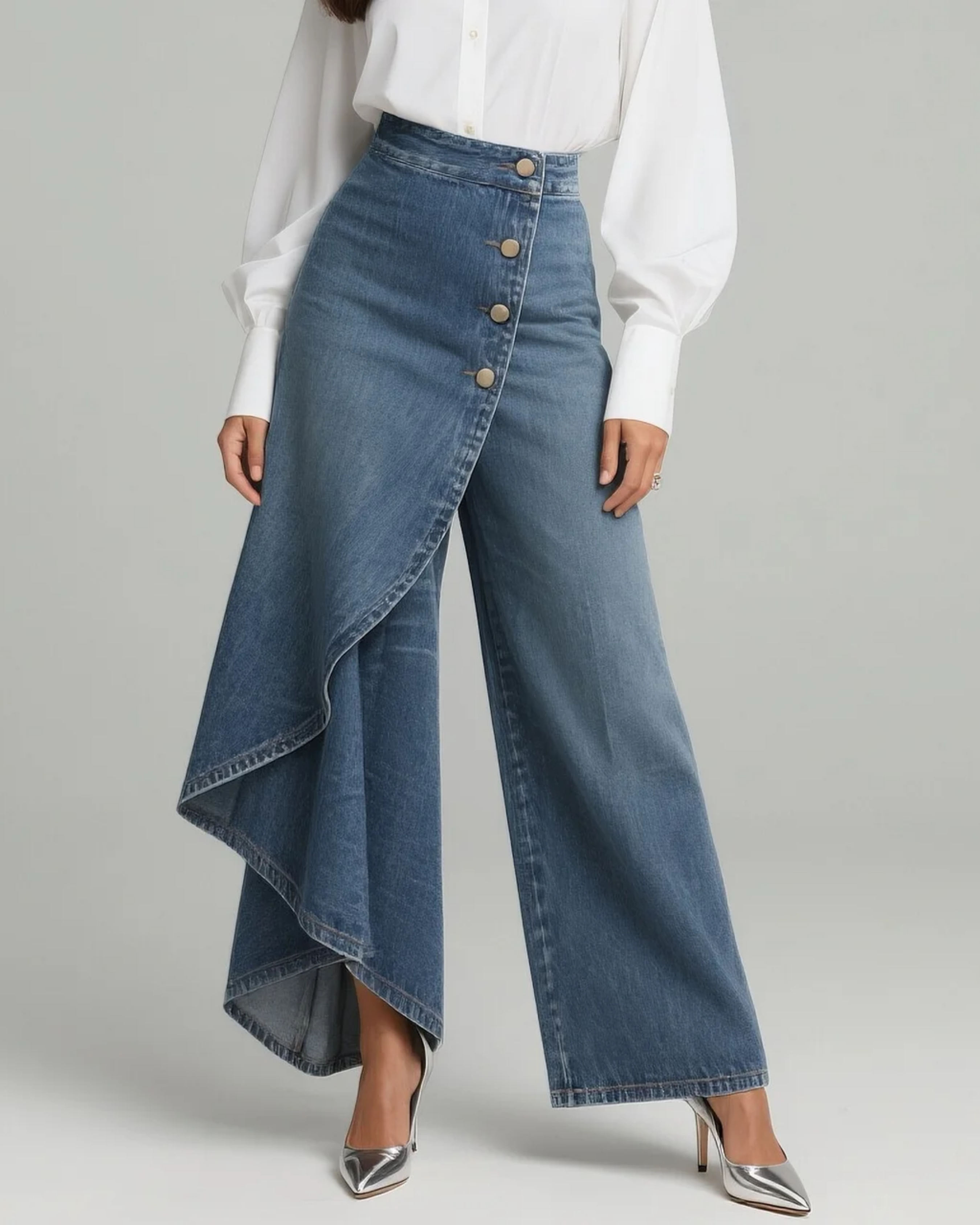 Audrey™ | Pantalón Denim Fluido