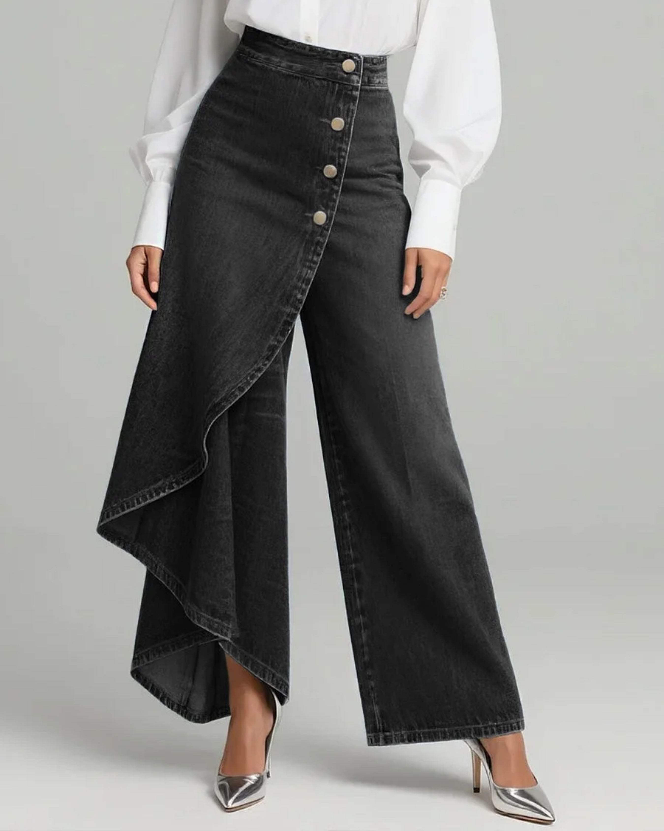 Audrey™ | Pantalón Denim Fluido
