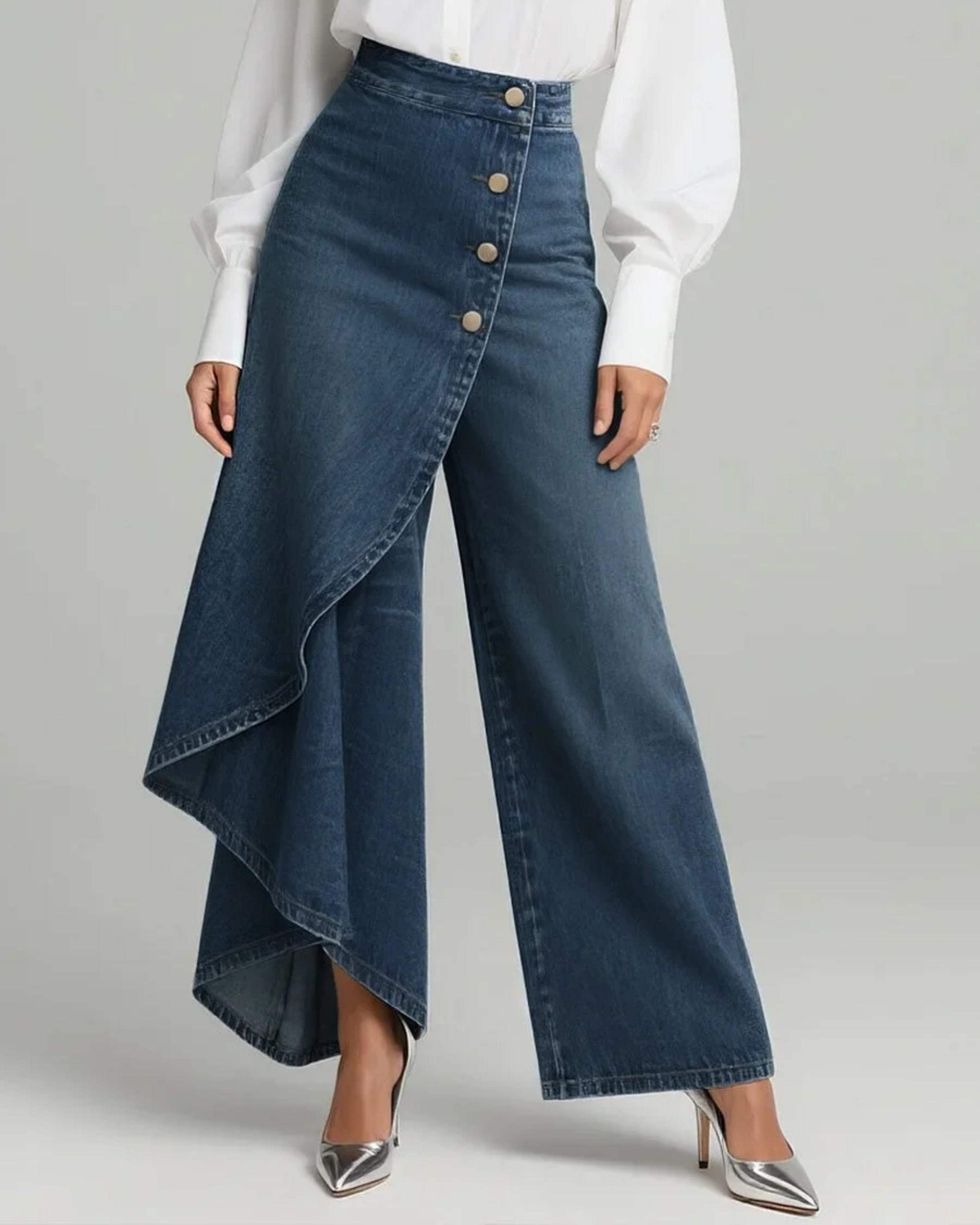 Audrey™ | Pantalón Denim Fluido