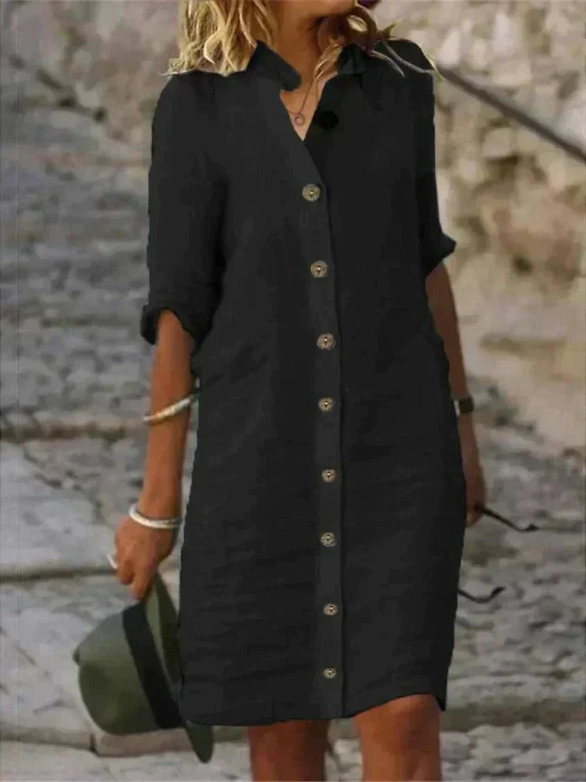 Avera | Vestido camisero ligero y cómodo