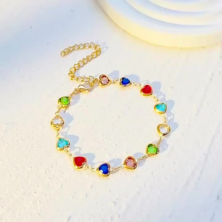 Pulsera en forma de corazón