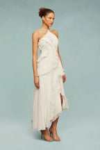 LIYANA | Vestido con Volantes en Espiral