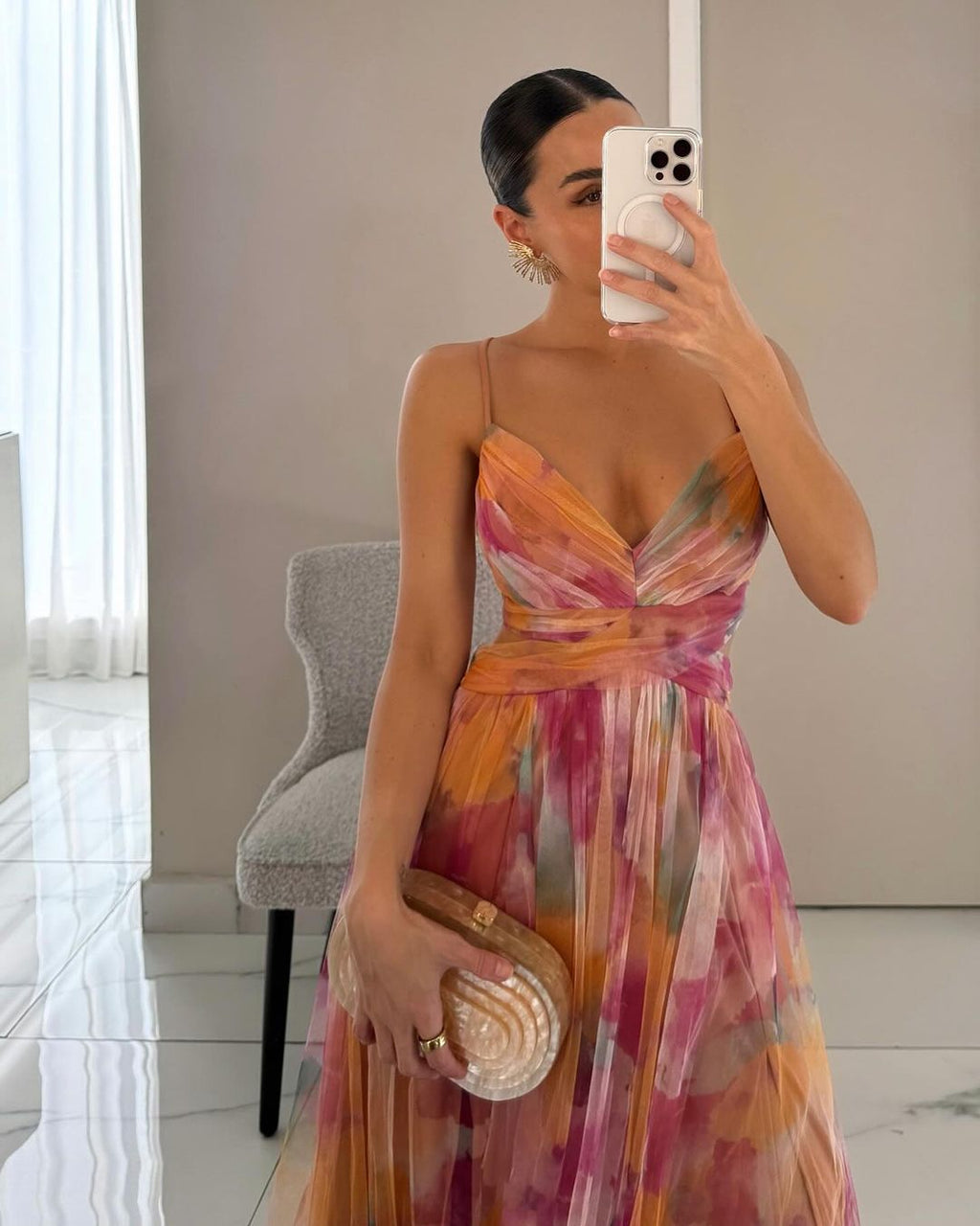 GISELLE | Vestido Maxi de Chifón
