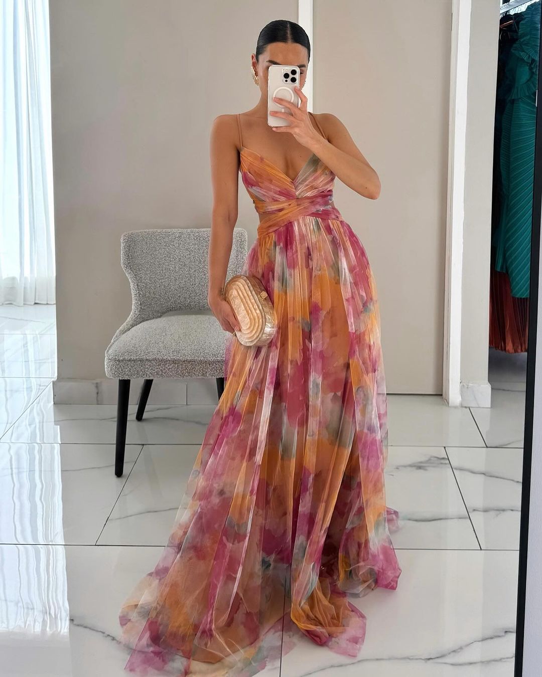 GISELLE | Vestido Maxi de Chifón