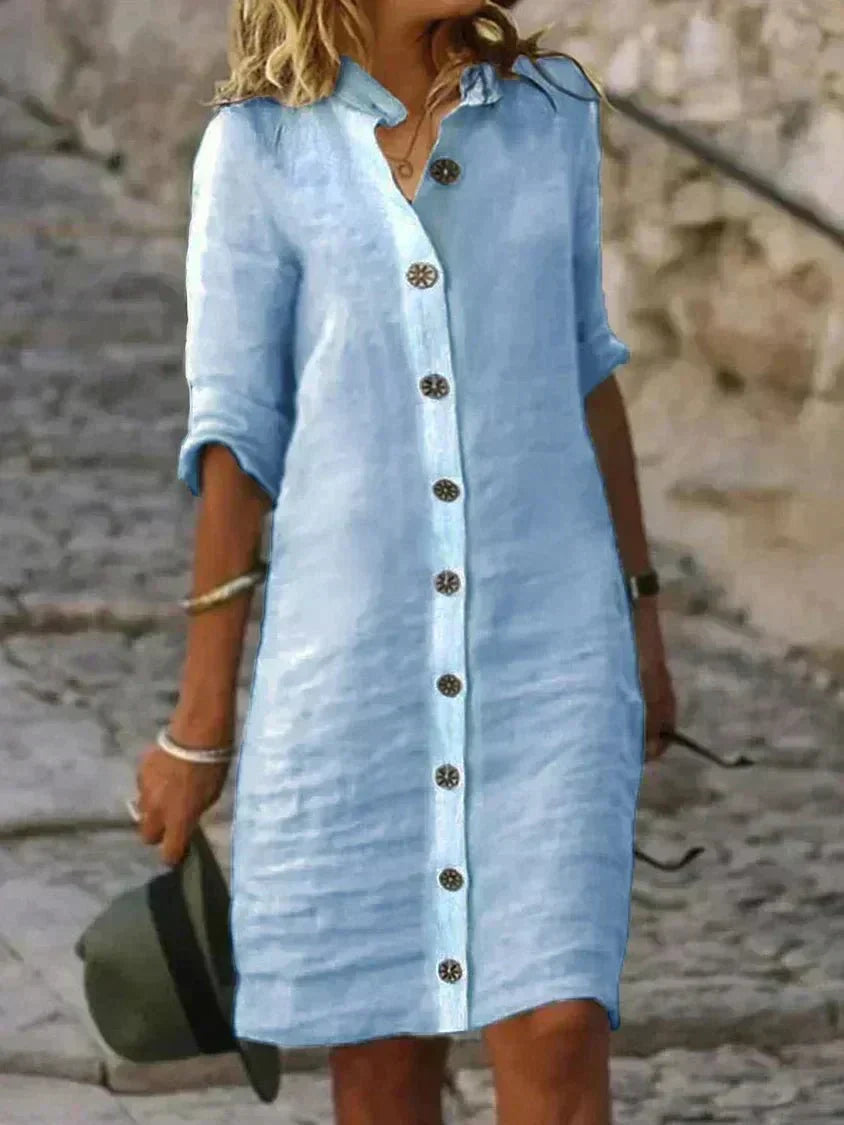 Avera | Vestido camisero ligero y cómodo