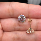 Pendientes de oro blanco Tera