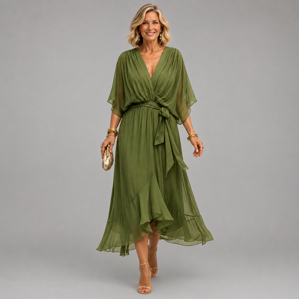 Monica | Vestido en V