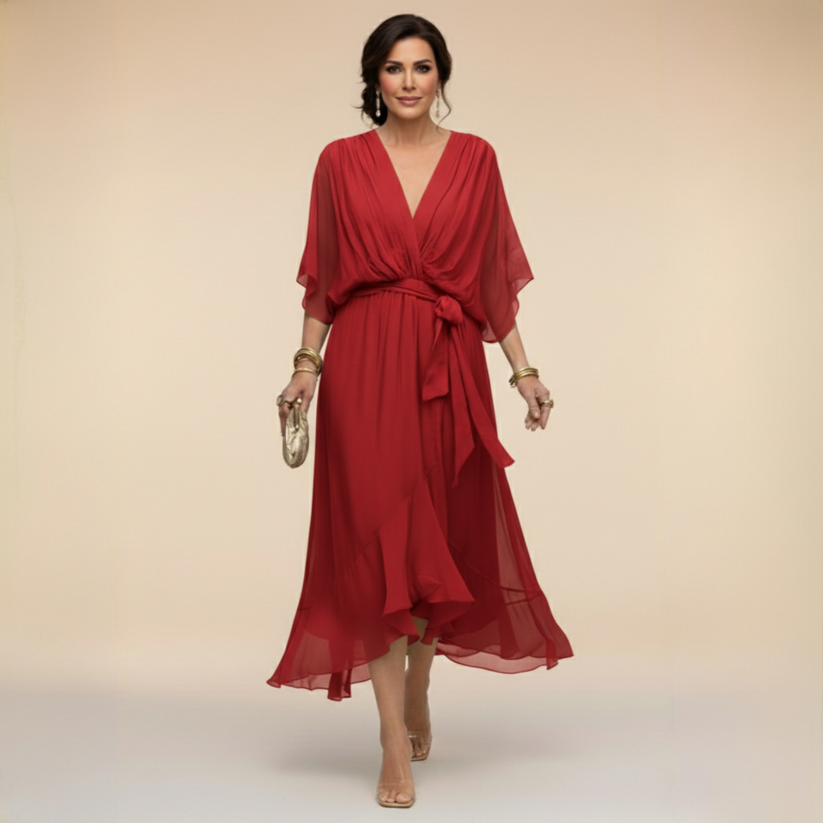 Monica | Vestido en V