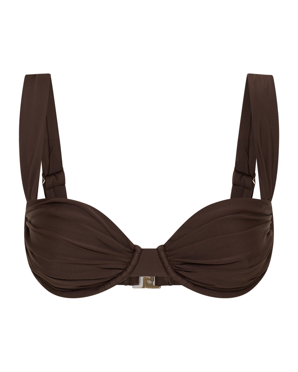Top de bikini SIENNA en color chocolate