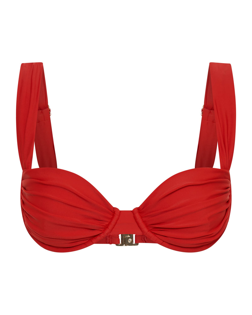 Top de bikini SIENNA en color rojo cinatti