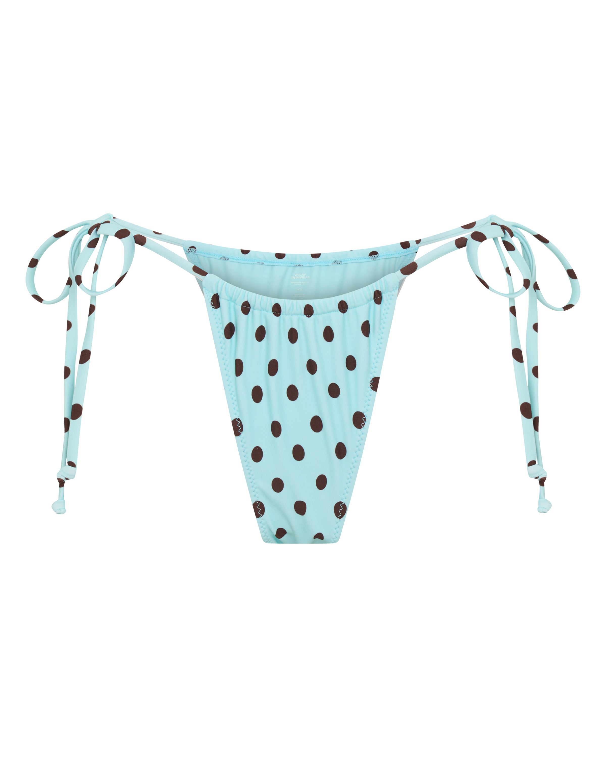 Braguita de bikini ELARA en color azul con lunares