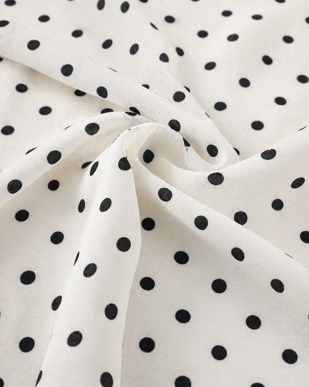 VESTIDO POLKA DOTS BLANCO