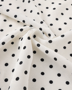 VESTIDO POLKA DOTS BLANCO