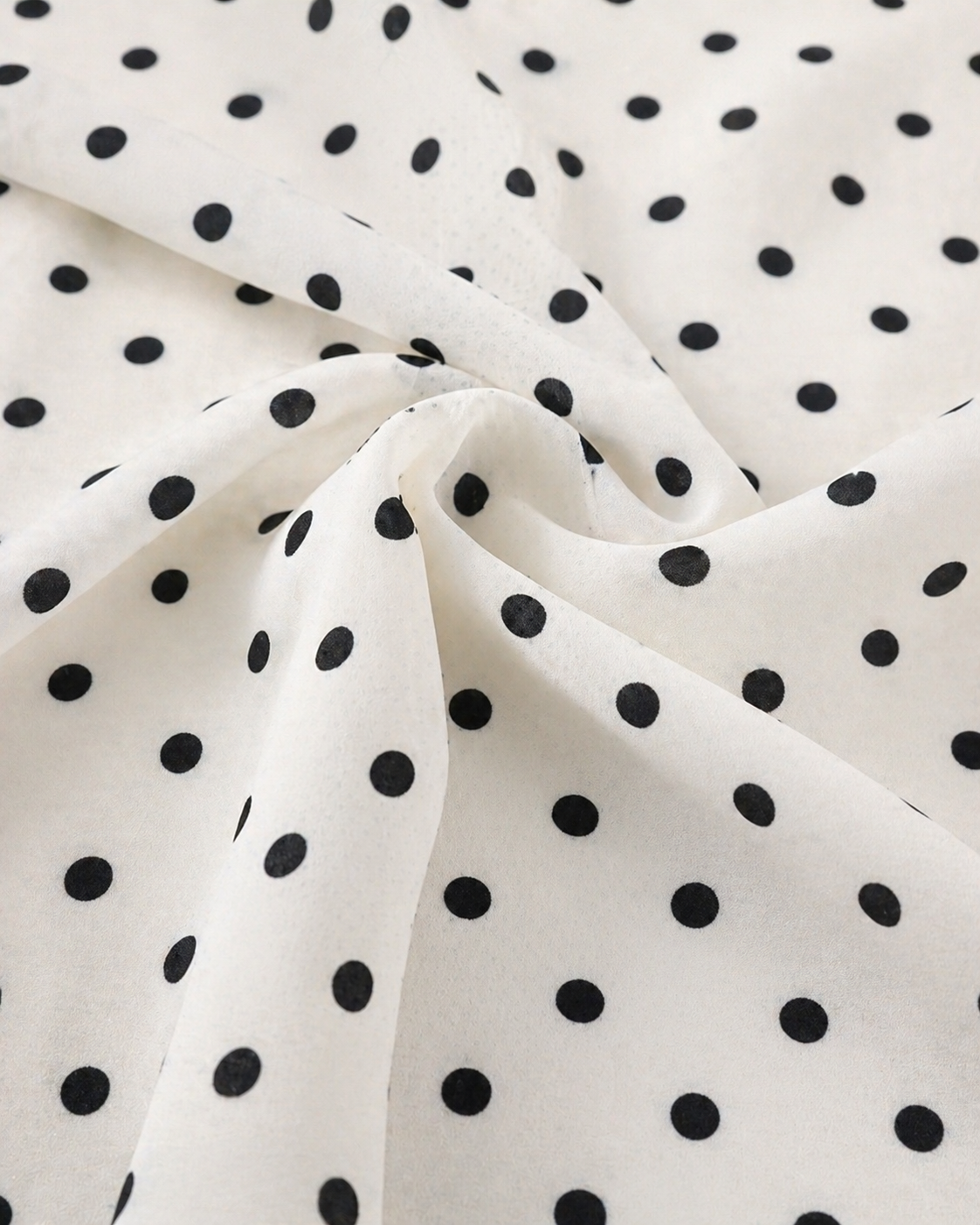 VESTIDO POLKA DOTS BLANCO