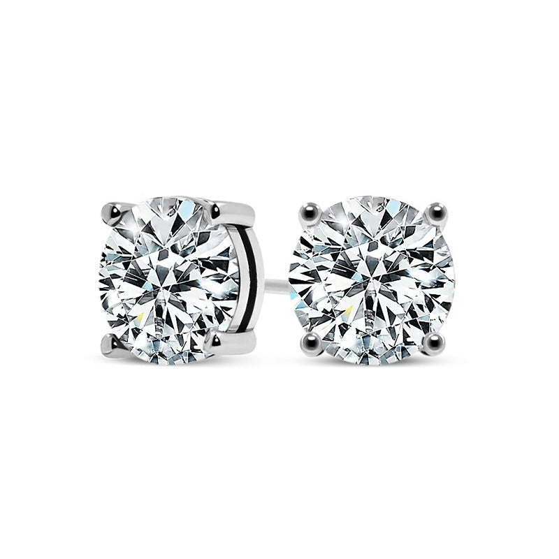 Pendientes de oro blanco Tera