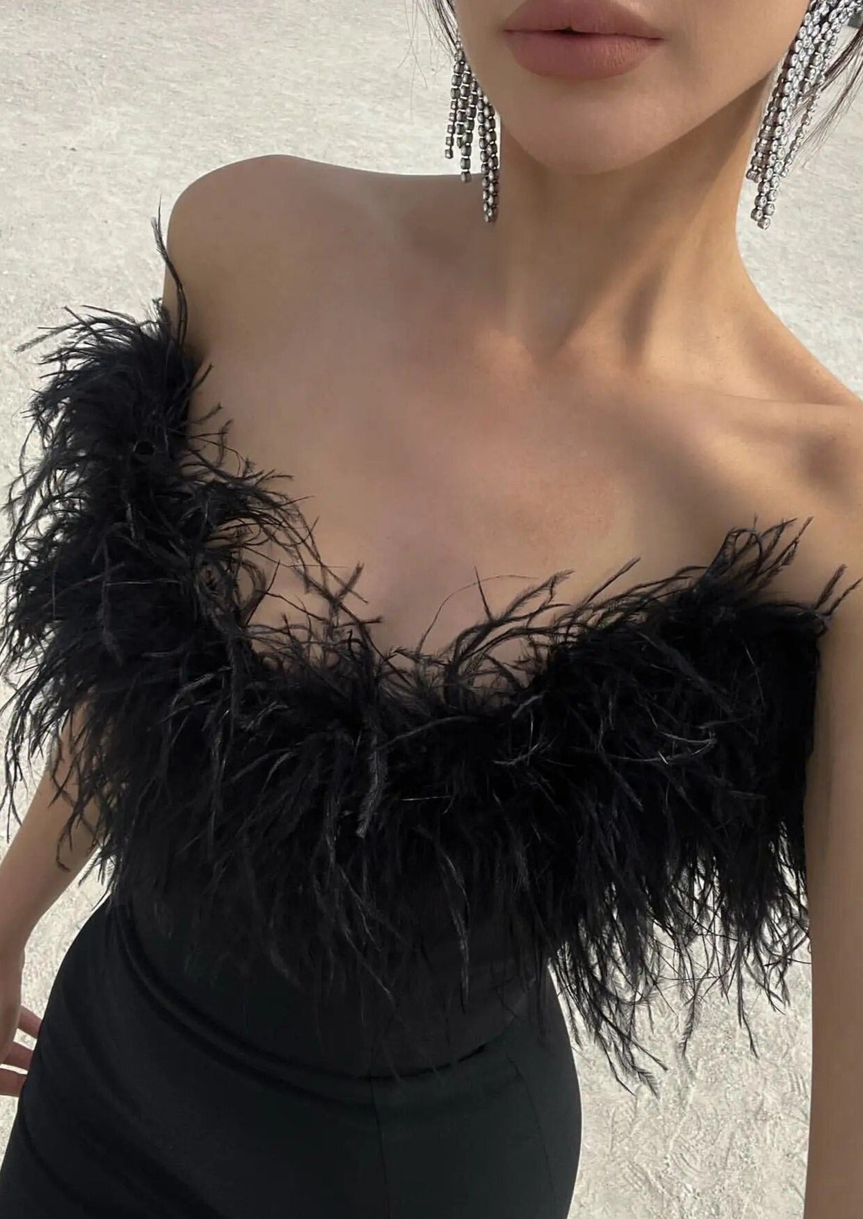 Anastasia™ | Vestido de plumas
