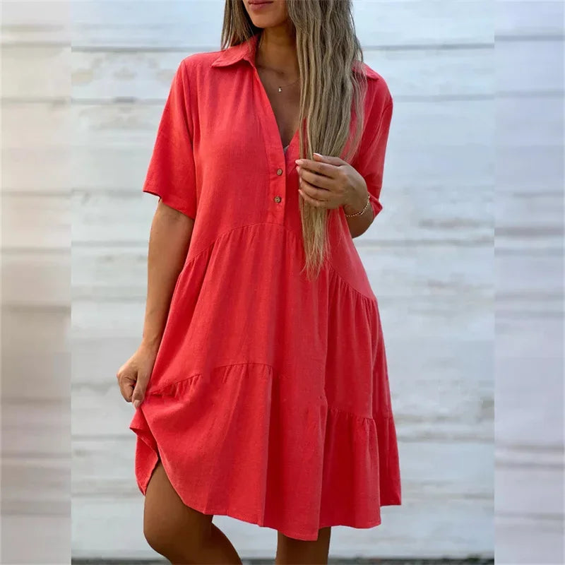 Beverly™ | Vestido elegante para mujeres con escote en V