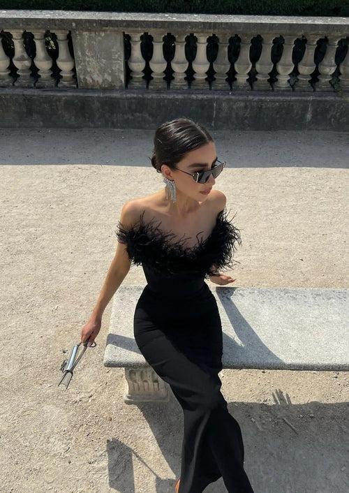 Anastasia™ | Vestido de plumas
