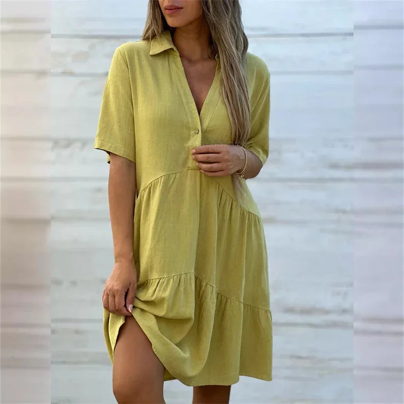 Beverly™ | Vestido elegante para mujeres con escote en V