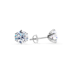 Pendientes de oro blanco Tera