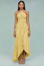 LIYANA | Vestido con Volantes en Espiral