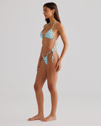 Braguita de bikini ELARA en color azul con lunares