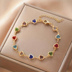 Pulsera en forma de corazón