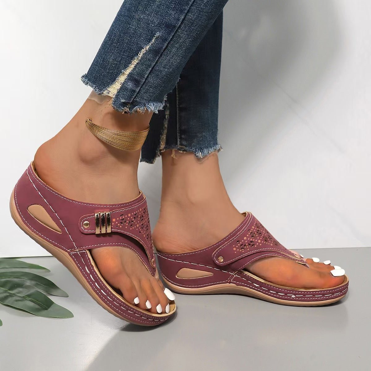 ANTONIA | Sandalias con cuña cómodas
