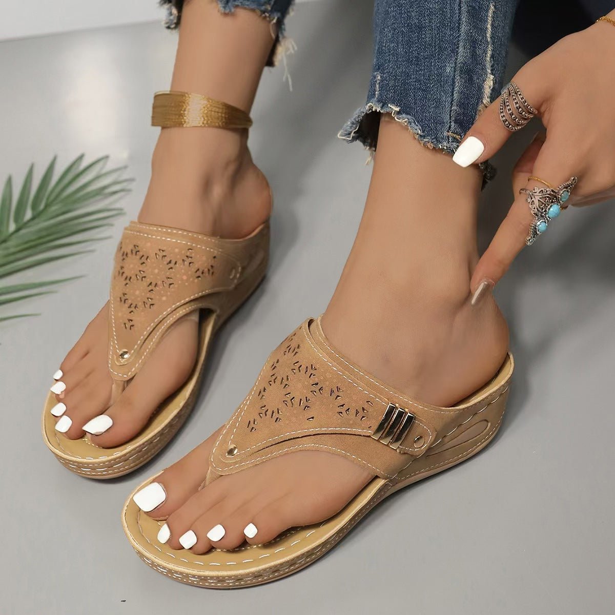ANTONIA | Sandalias con cuña cómodas