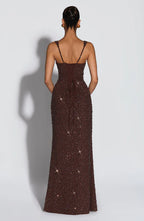 ROSALIND | Vestido Maxi con Escote Cuadrado