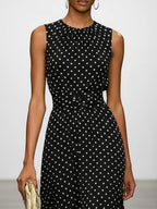 VESTIDO POLKA DOTS NEGRO