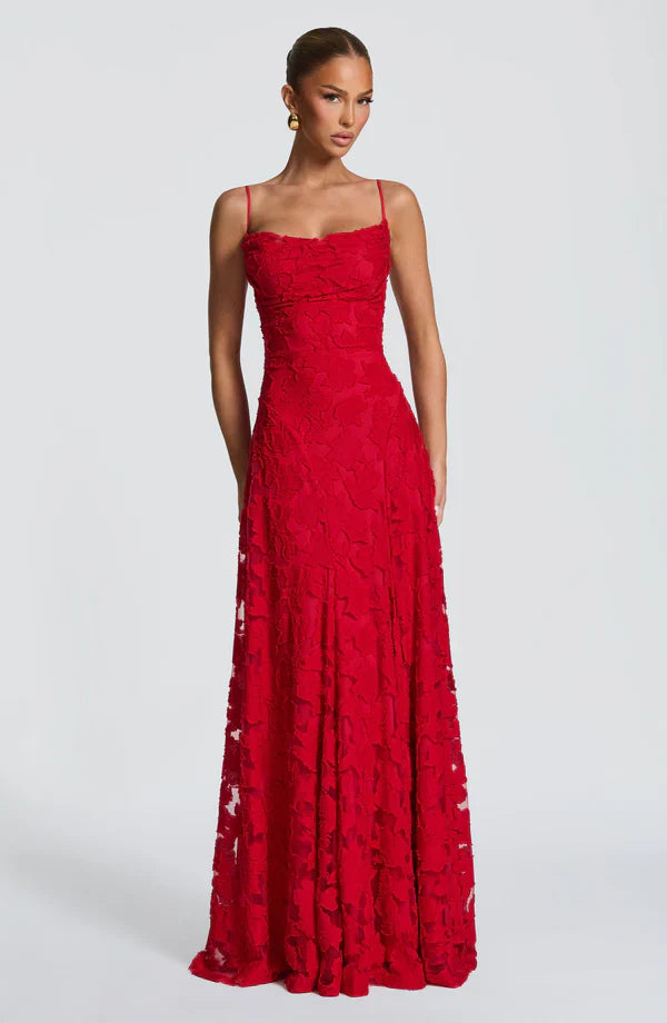 SOFIA | Elegante vestido maxi de encaje