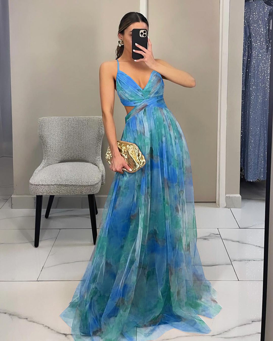 GISELLE | Vestido Maxi de Chifón
