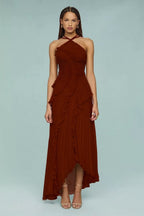 LIYANA | Vestido con Volantes en Espiral