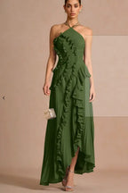 LIYANA | Vestido con Volantes en Espiral