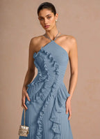LIYANA | Vestido con Volantes en Espiral