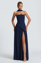 LINA | Vestido Maxi con escote recto