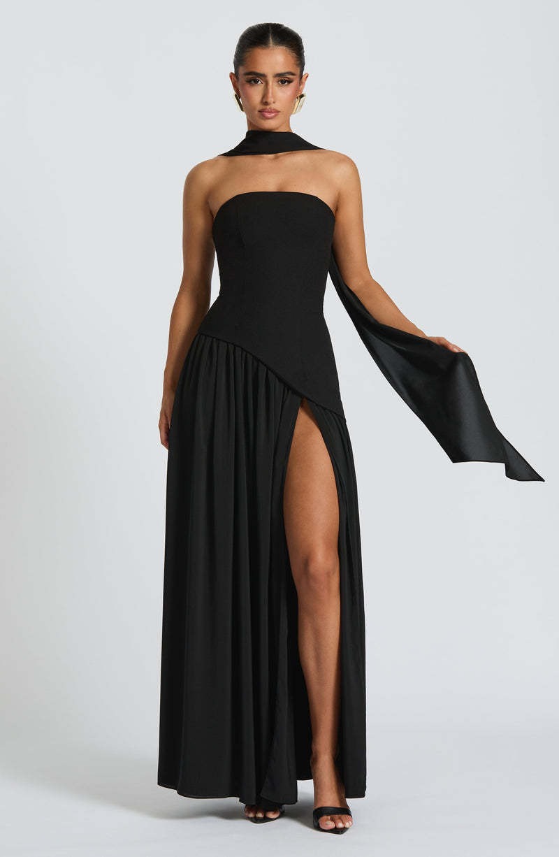LINA | Vestido Maxi con escote recto