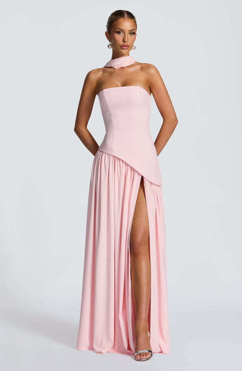 LINA | Vestido Maxi con escote recto