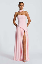 LINA | Vestido Maxi con escote recto