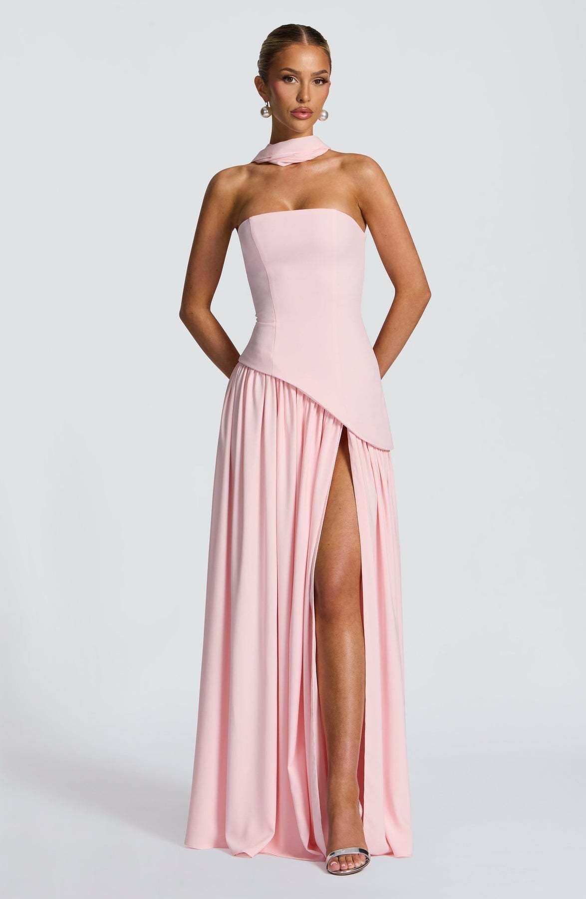 LINA | Vestido Maxi con escote recto
