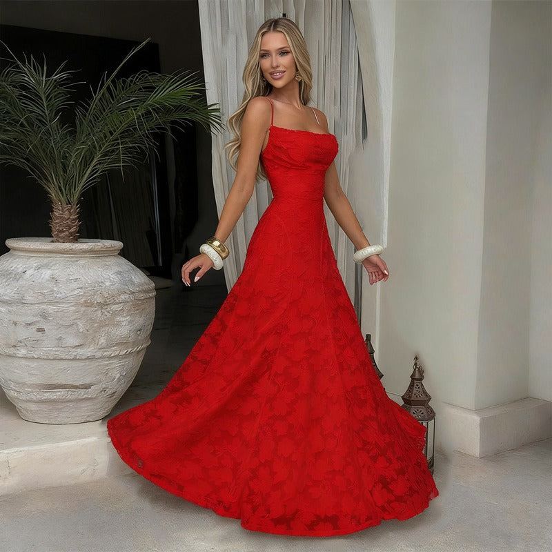 SOFIA | Elegante vestido maxi de encaje