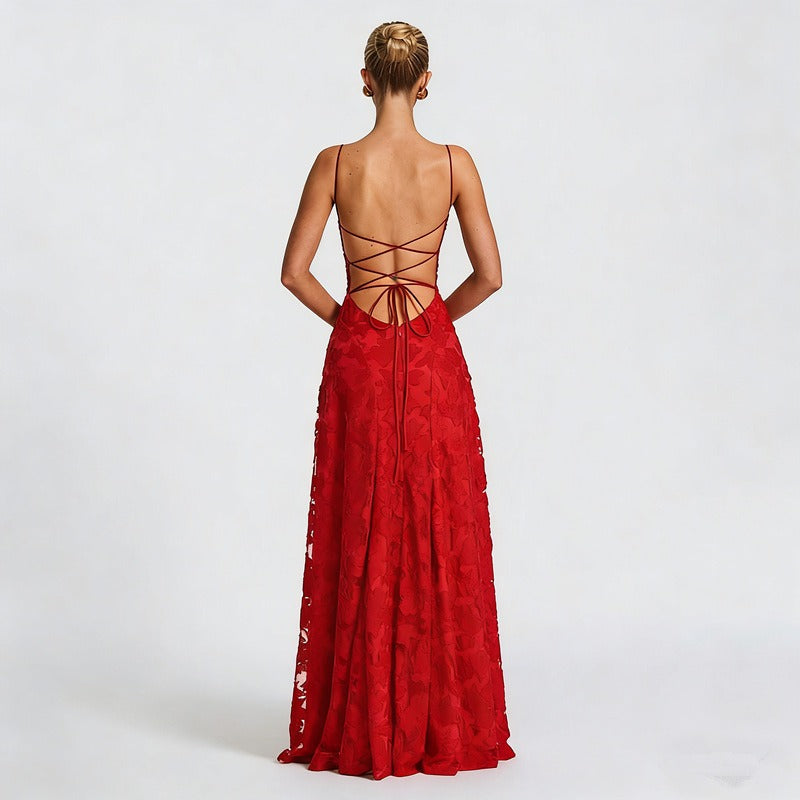 SOFIA | Elegante vestido maxi de encaje