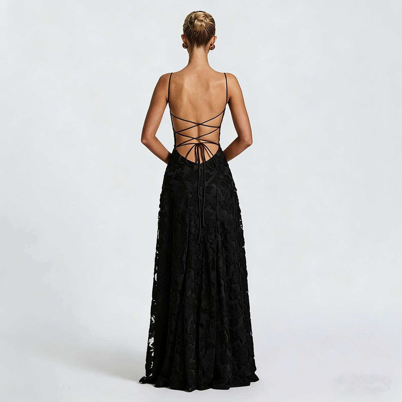 SOFIA | Elegante vestido maxi de encaje