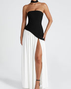 LINA | Vestido Maxi con escote recto