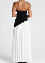 LINA | Vestido Maxi con escote recto