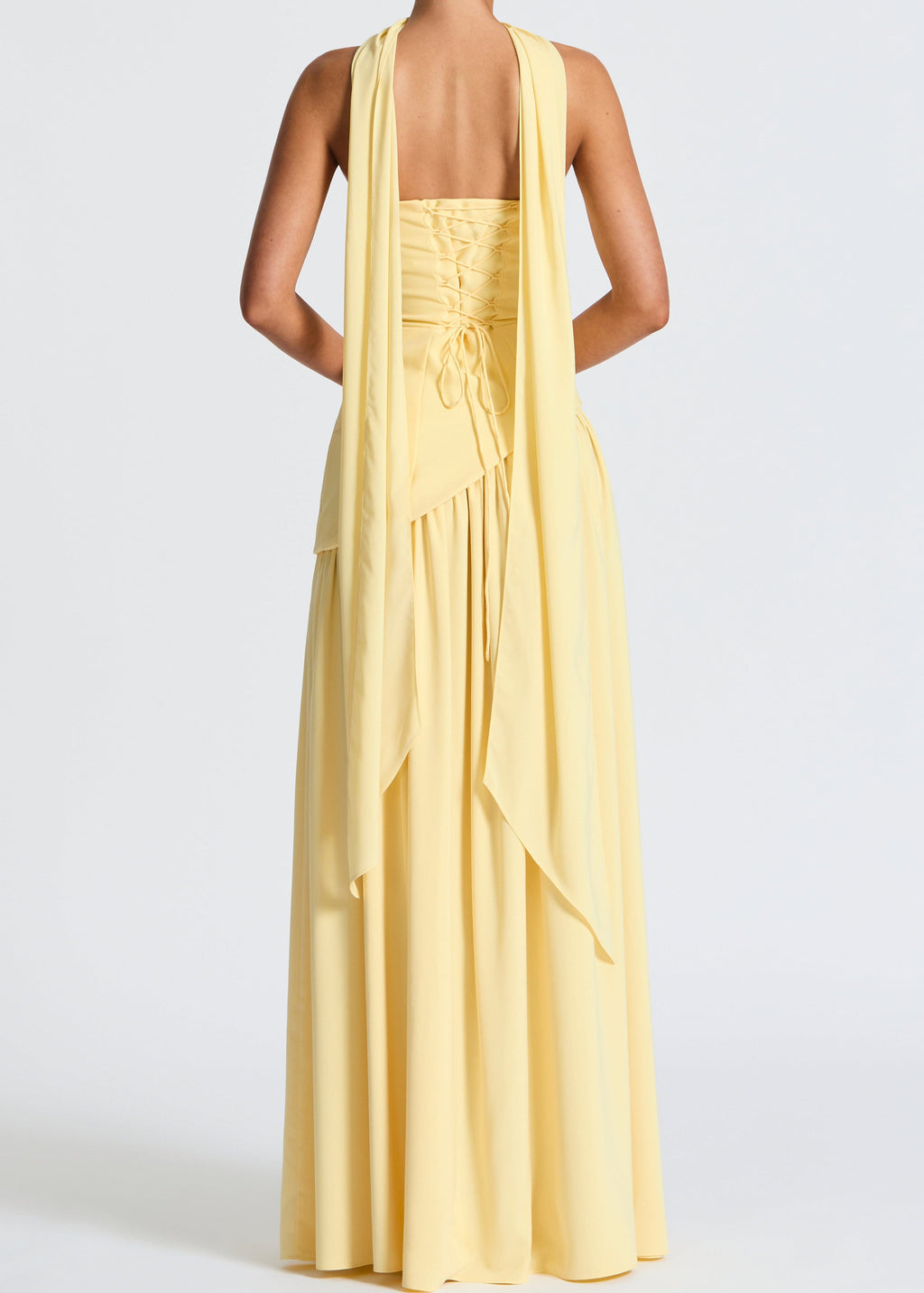 LINA | Vestido Maxi con escote recto