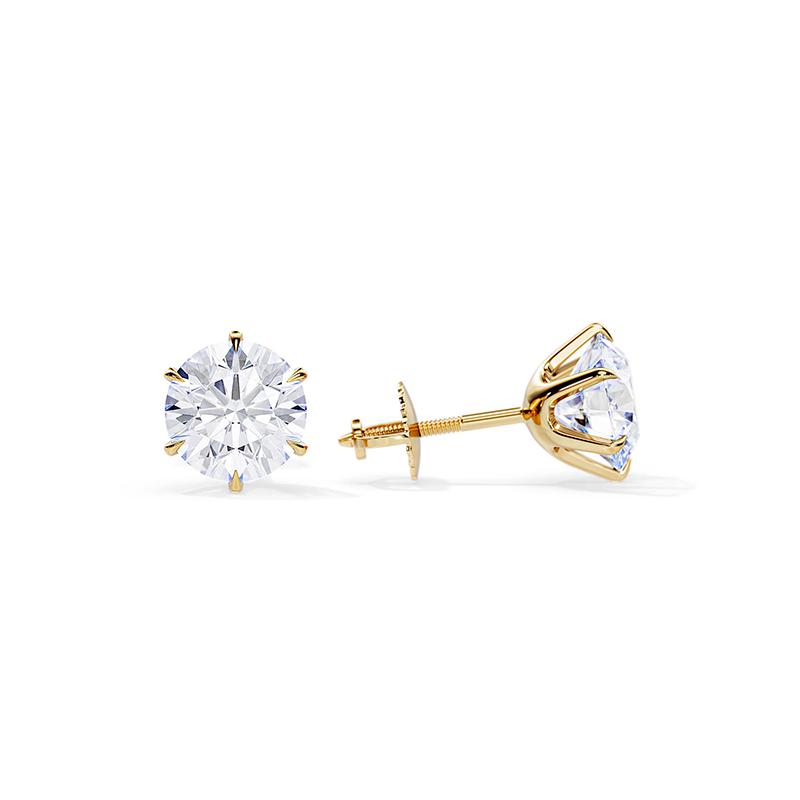Pendientes de oro blanco Tera