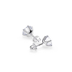 Pendientes de oro blanco Tera